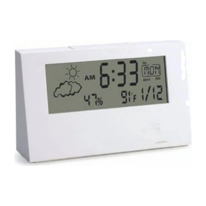 Weather Station Backlit Clock