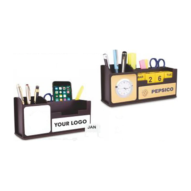 Wooden Calendar Desk Station