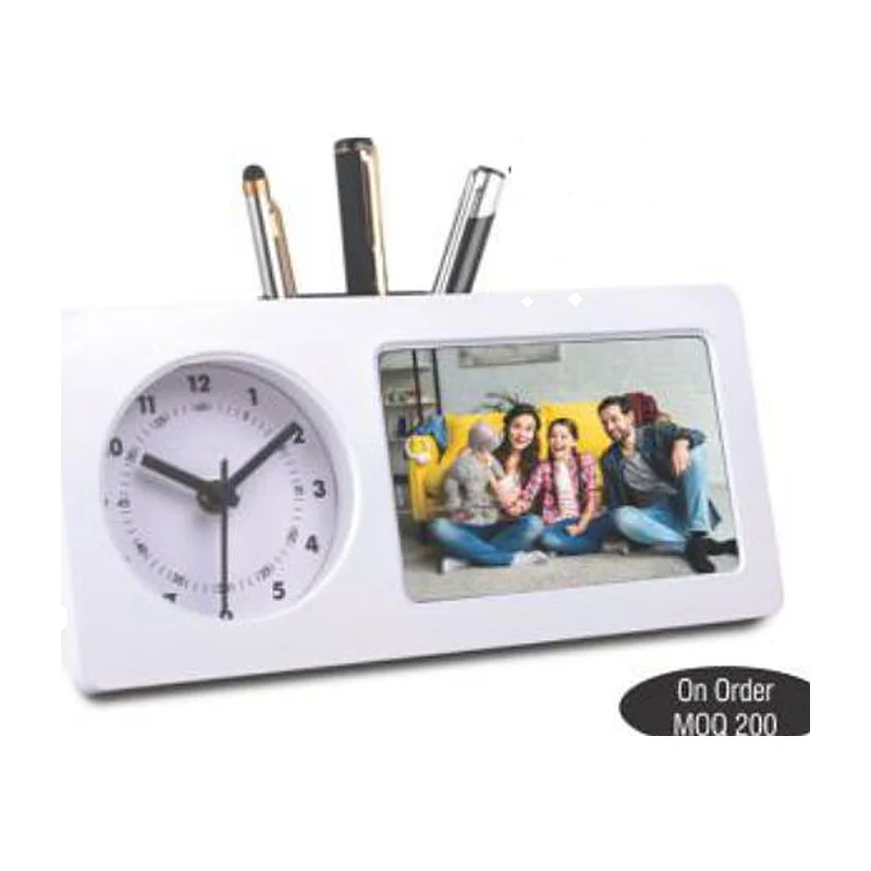 Big Face Photo Clock with Tumbler