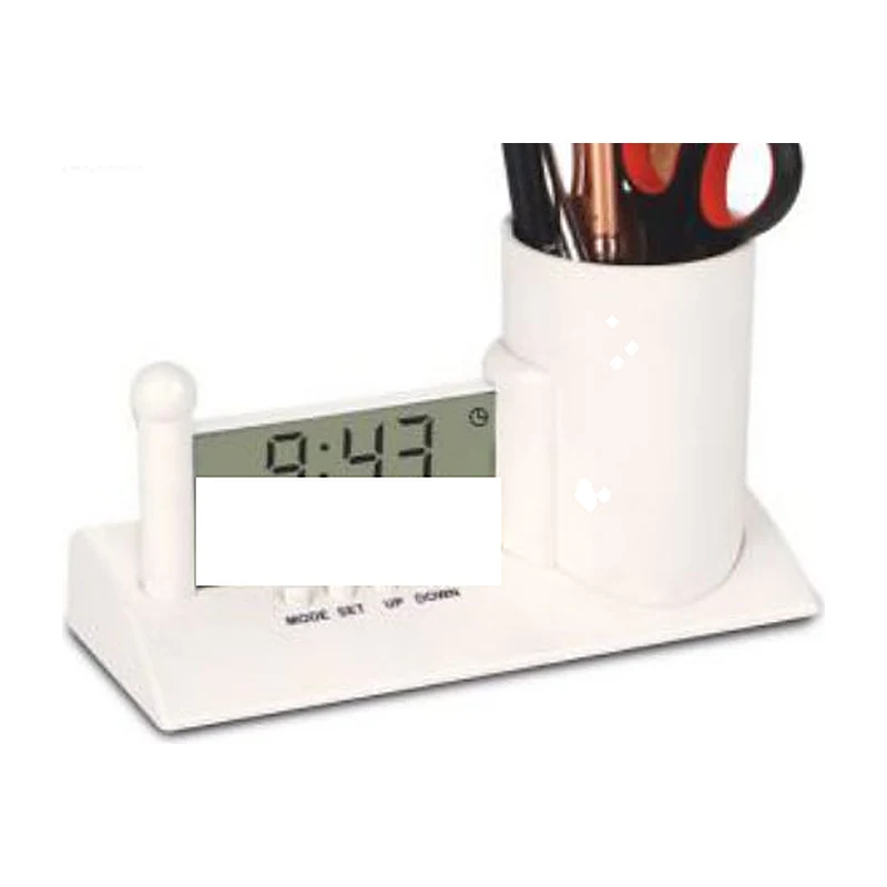 Desk Hub Clock & Pen Stand