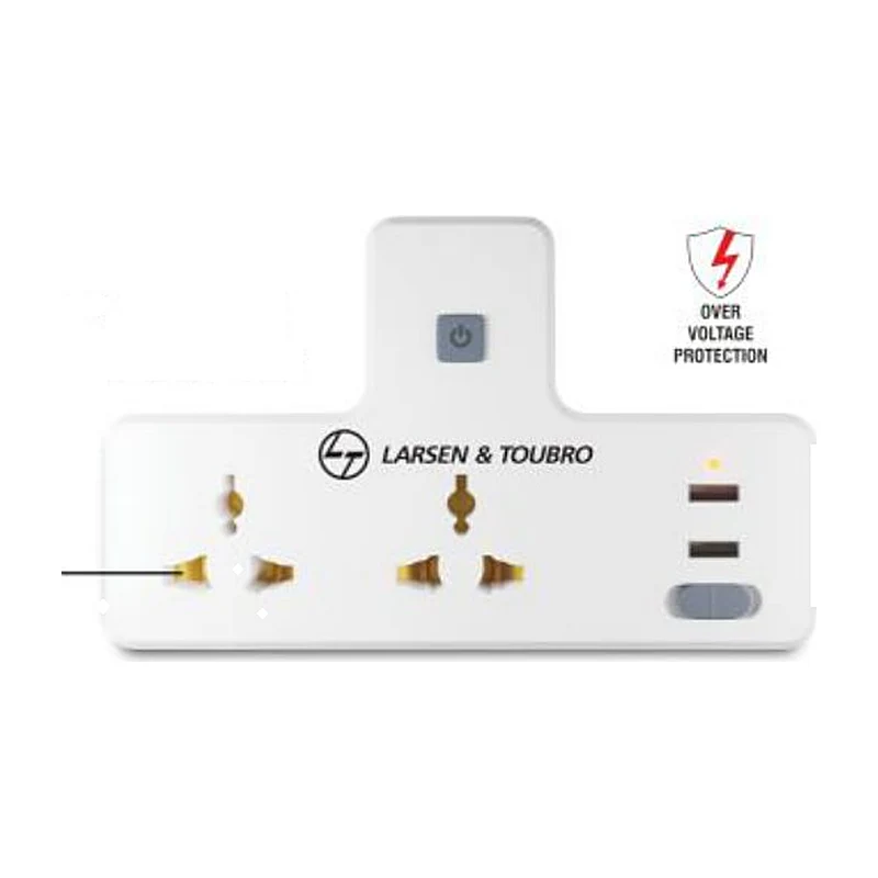 Safe Power Strip with Night Lamp