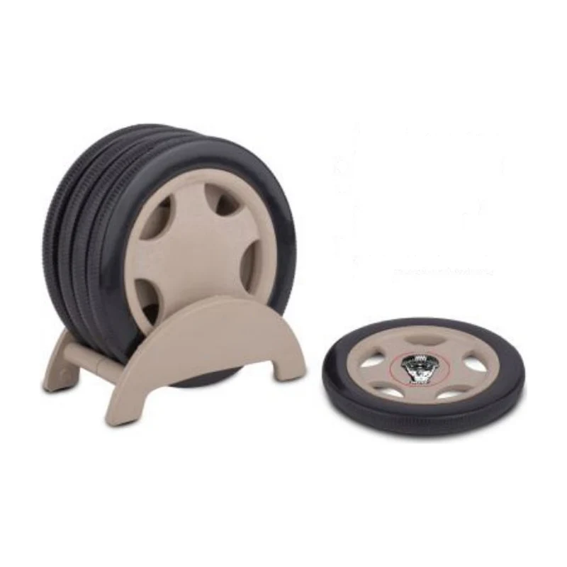 Tyre Coaster Set with Stand