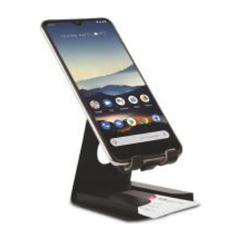 Card, Pen & Phone Metal Stand