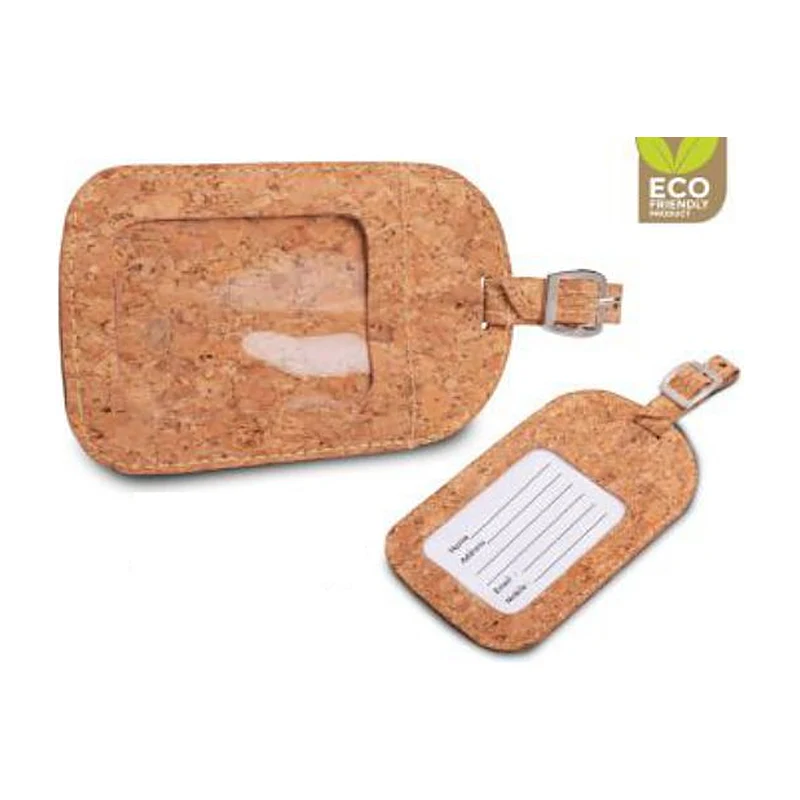 Cork Luggage Tag