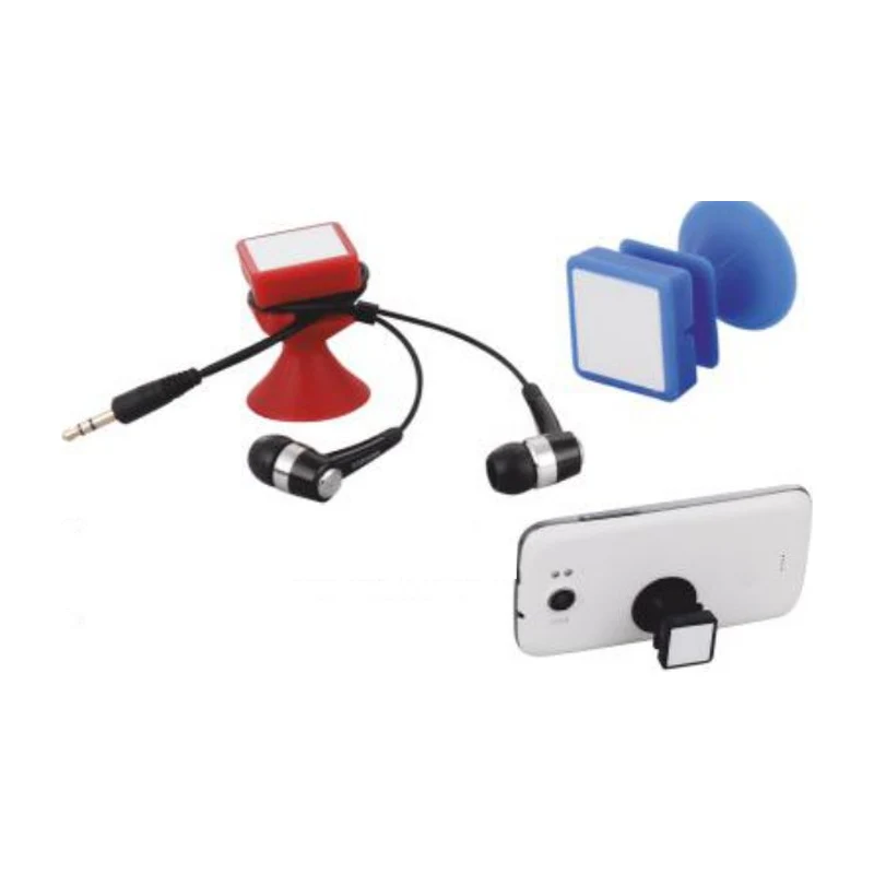 Suction Phone Stand & Earphone Holder