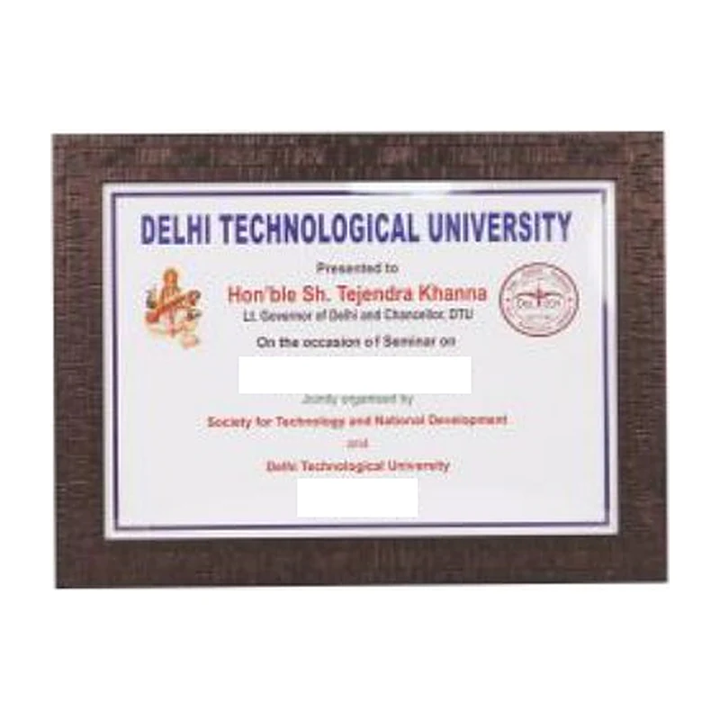Two-Way Hanging Certificate Frame
