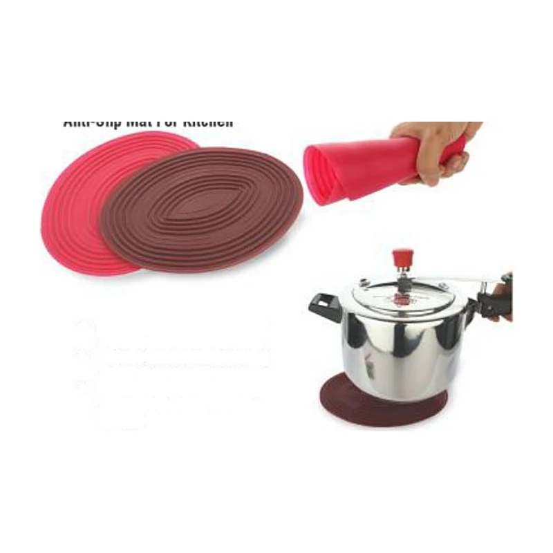 Heat-Safe Silicone Kitchen Mat