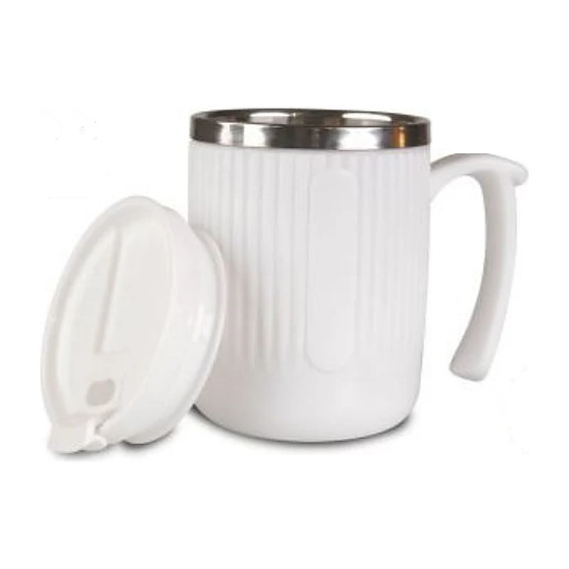 Sturdy Grip Flip-Lid Mug