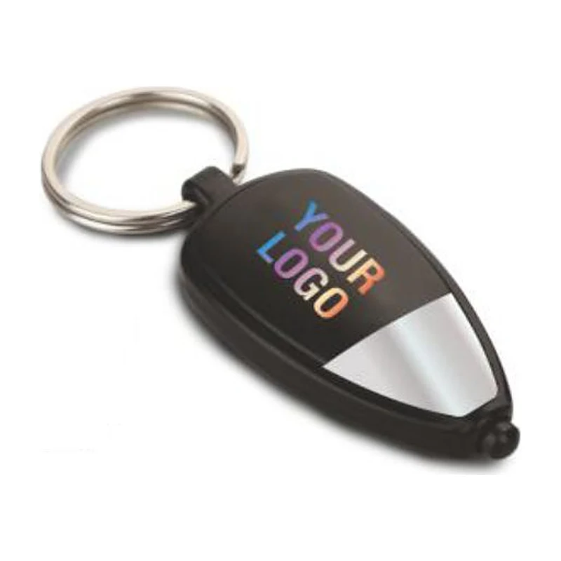 Two-Tone Colour Logo Keychain