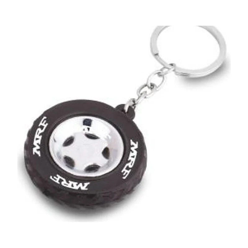 Chrome Tyre Keychain