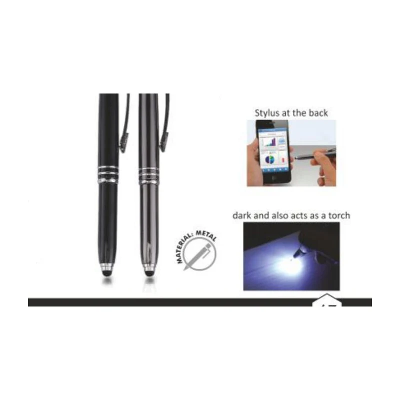 Write-in-the-Dark Brass Pen