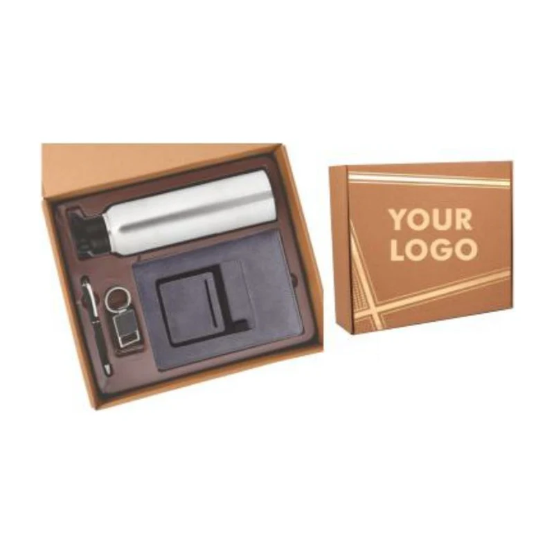 Four-in-One Grey Kraft Set