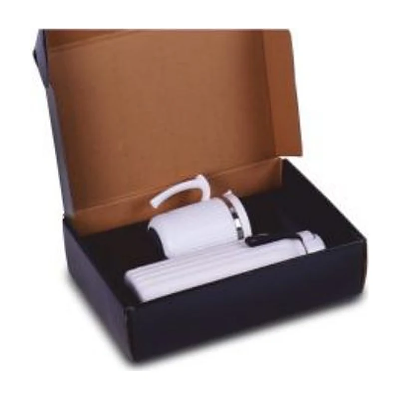Square Bottle & Grip Mug Set