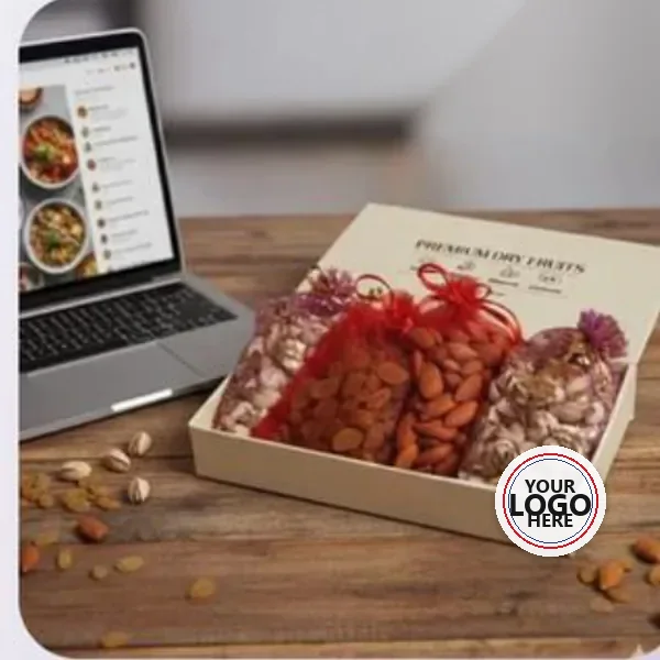 Festive Dry Fruit Treasure Box