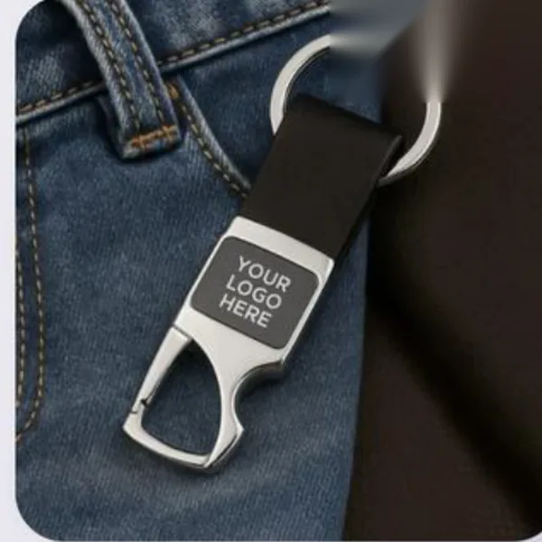 Leather Strap Hang Keychain